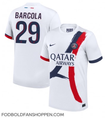 Paris Saint-Germain Bradley Barcola #29 Udebanetrøje 2024-25 Kortærmet